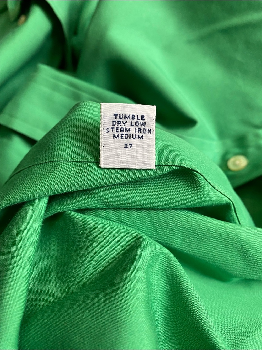 BLAKE by Ralph Lauren XL Green Button-Down Shirt with Blue Pony - Picture 5 of 11